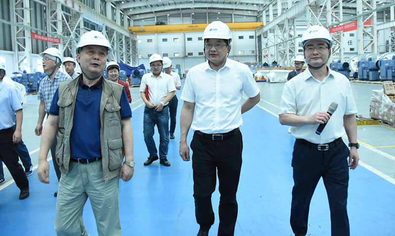 省委组织部副部长胡旭阳一行莅临我司调研