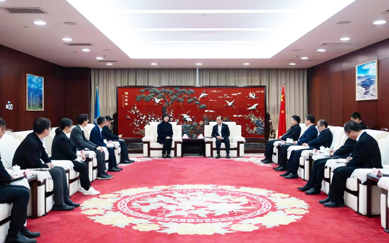 九游会股份董事长高玲造访中国华电董事长江毅